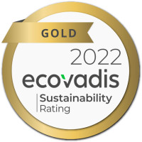 Gold medal from EcoVadis Social Responsibility rating in 2021