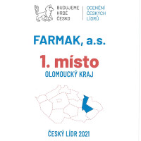 FARMAK, a.s. obsadil první místo v Ocenění Českých Lídrů 2021 v Olomouckém kraji